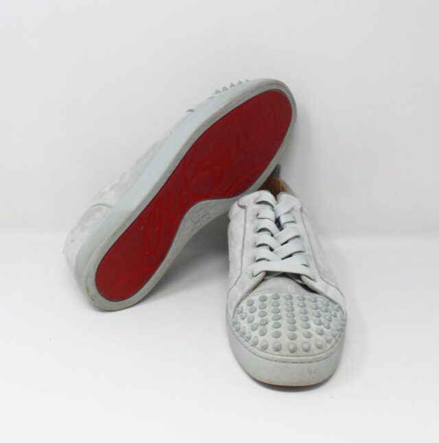 CHRISTIAN LOUBOUTIN #6TCY95 Louis Junior Spiked Sneakers  | Size 44