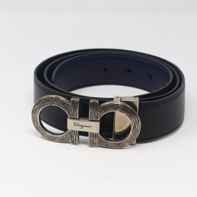 SALVATORE FERRAGAMO #3S8VNB Reversible Belt  Size 95