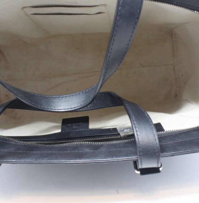 GUCCI #BN74VW Embossed Large Tote Bag