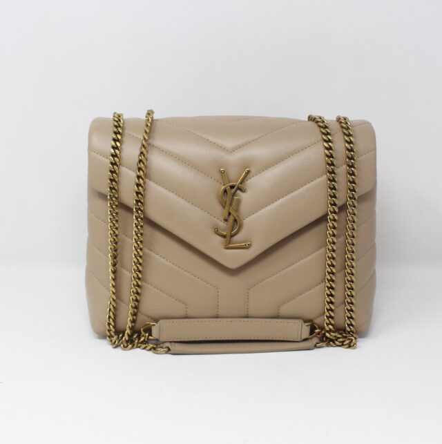 SAINT LAURENT #8NSS8W Loulou Small Matelasse Bag