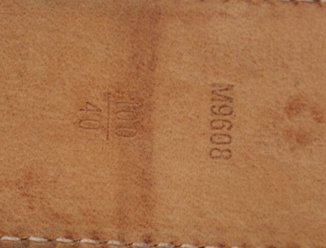 LOUIS VUITTON #9JBUUA Monogram Canvas Pyramide 40mm Belt  | Size 100/40