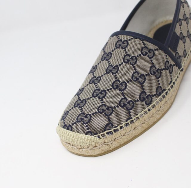 GUCCI #9JV5N1 Canvas Espadrilles Size 6