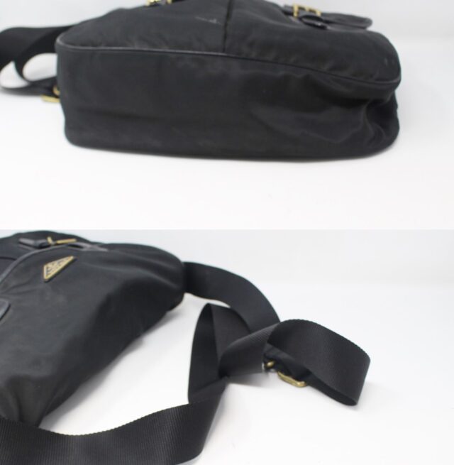 PRADA #WAWT7L Nylon Tessuto Messenger Bag