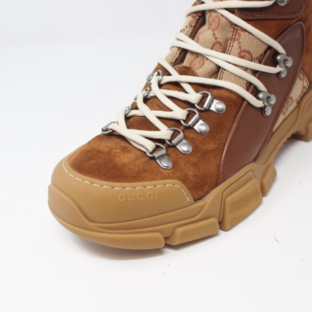 GUCCI #KPDXSP Flash Trek High Top Boots Size 6.5