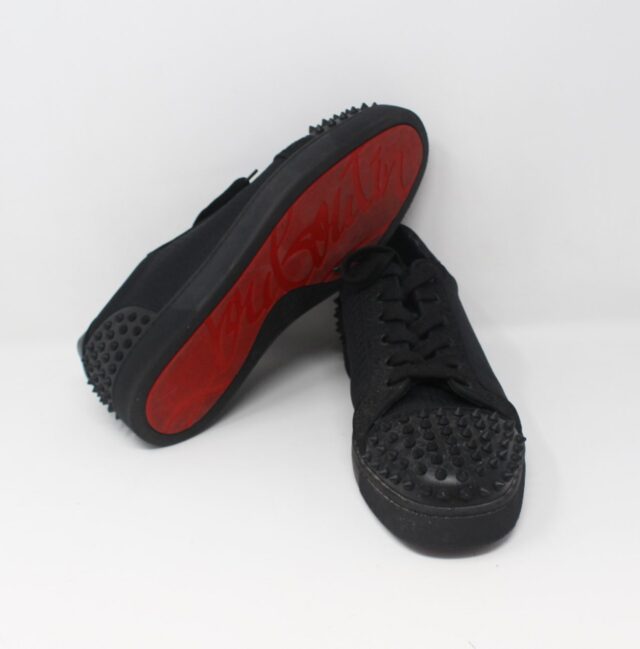 CHRISTIAN LOUBOUTIN #2WCZ9Y Louis Junior Spikes Sneakers Size 44