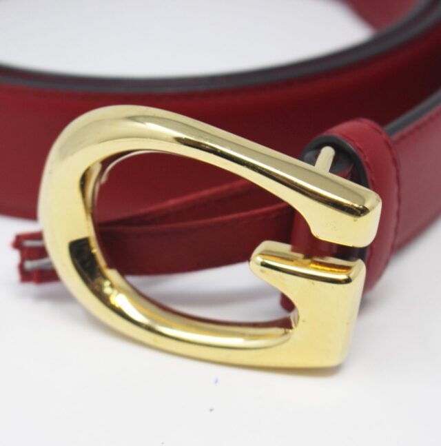GUCCI #TV1SYR Reversible Vintage Belt Size  95/38