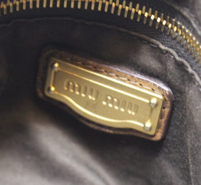 MIU MIU #6RHYER Matelasse Tote Bag