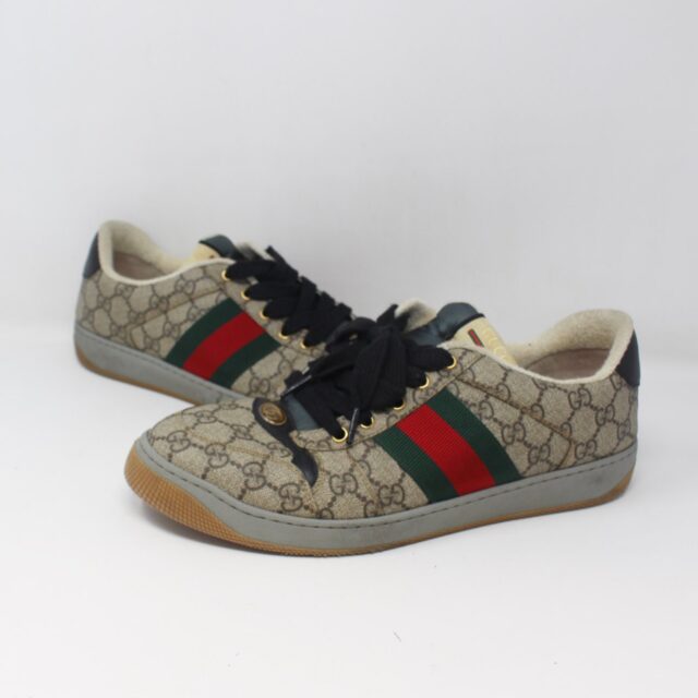 GUCCI #J5BXWB Screener Sneakers  Size 10