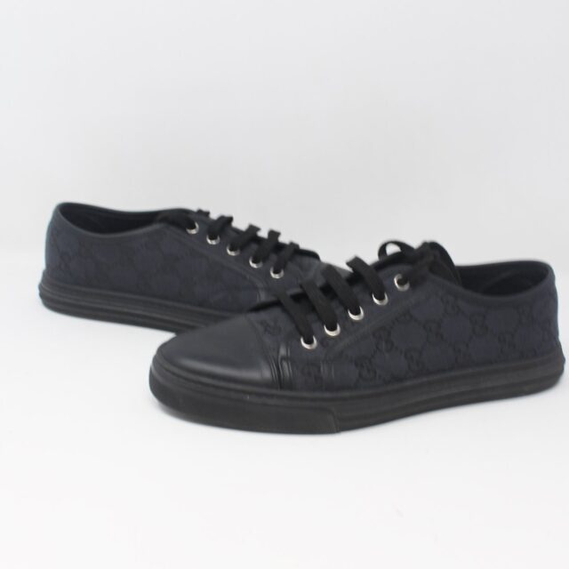 GUCCI #6B6P54 Canvas Low Top Sneakers Size 38.5