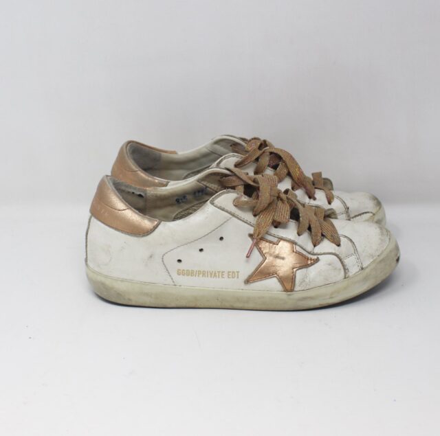 GOLDEN GOOSE #DNNQW5 Super Star Sneakers Size 37