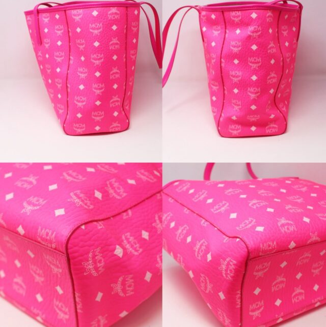 MCM #6GJ3HD Visetos Large Tote Bag