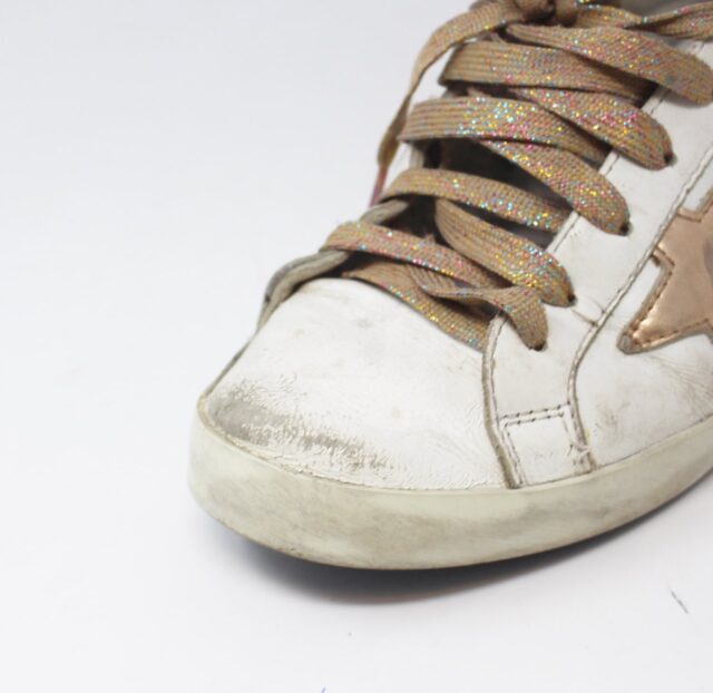GOLDEN GOOSE #DNNQW5 Super Star Sneakers Size 37