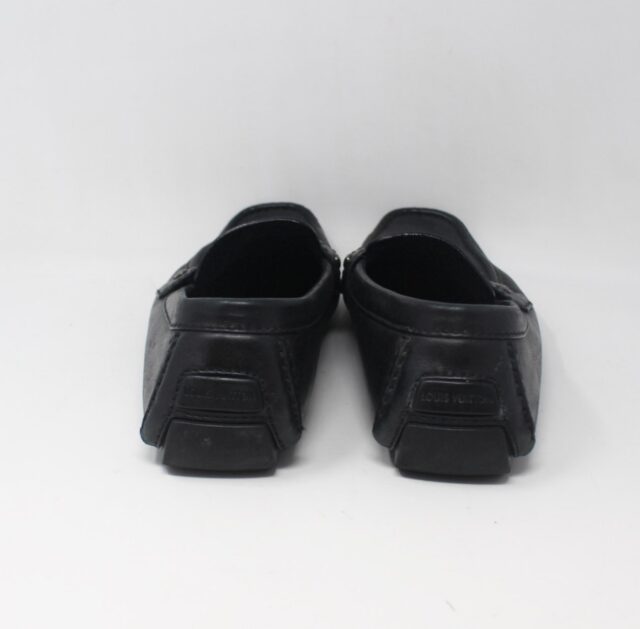 LOUIS VUITTON #B4T3NF Carlo Moccasins Loafers Size 10
