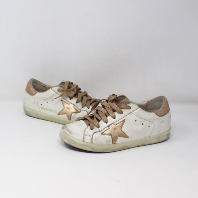 GOLDEN GOOSE #DNNQW5 Super Star Sneakers Size 37