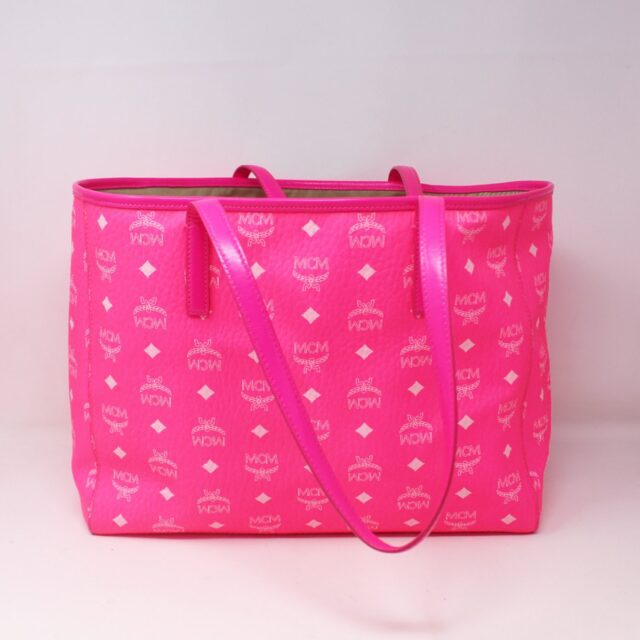 MCM #6GJ3HD Visetos Large Tote Bag