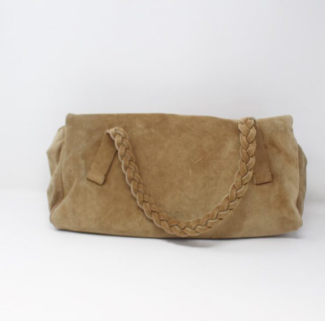 MIU MIU #Ae9YJA Braided Suede Shoulder Bag