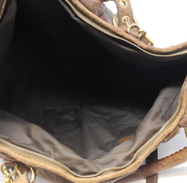 MIU MIU #6RHYER Matelasse Tote Bag