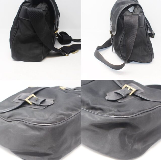 PRADA #WAWT7L Nylon Tessuto Messenger Bag