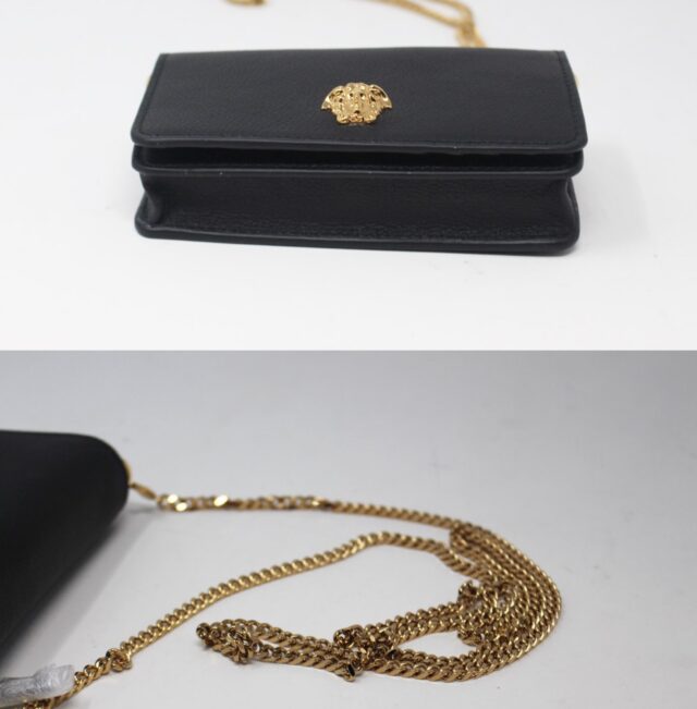 VERSACE #51CF31 Medusa Flap Chain Bag