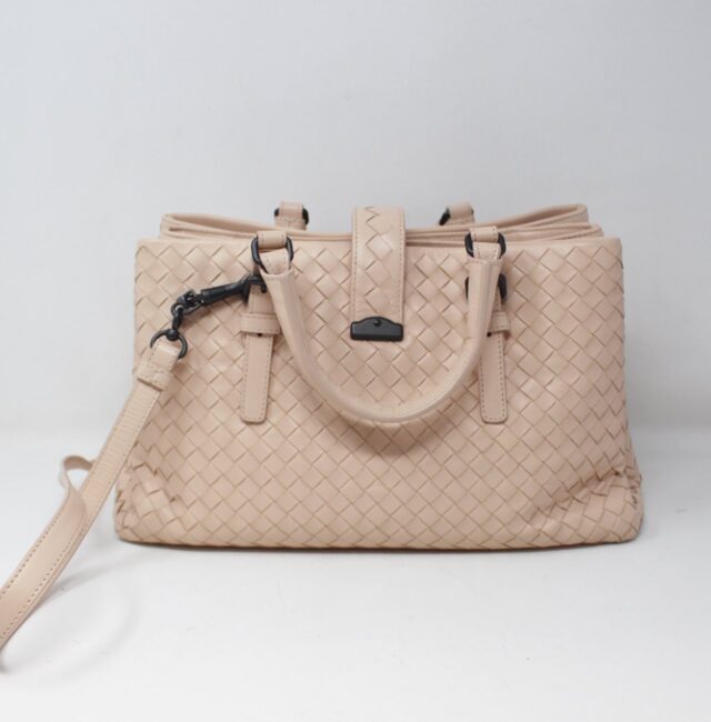 BOTTEGA VENETA #22NAZT Intreclato Rome Top Handle Bag