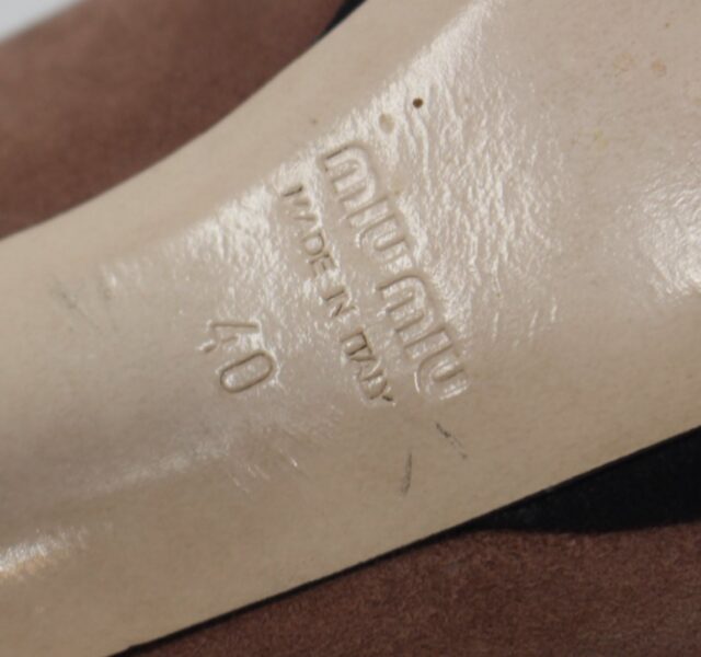 MIU MIU #8JZQTN Calzature Donna Heels Size 40