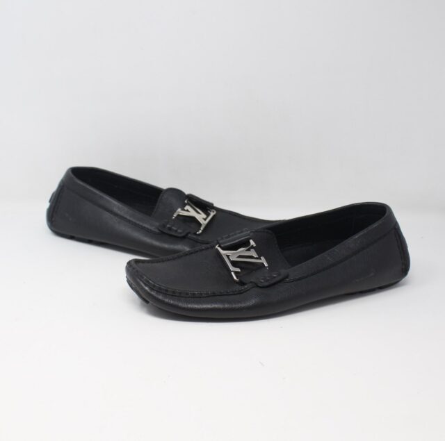 LOUIS VUITTON #CRCNAN Mens Monte Carlo Moccasin Loafers Size 8