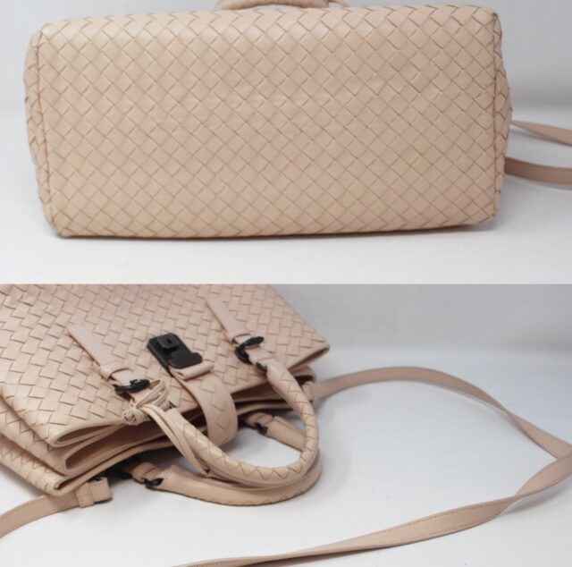 BOTTEGA VENETA #22NAZT Intreclato Rome Top Handle Bag
