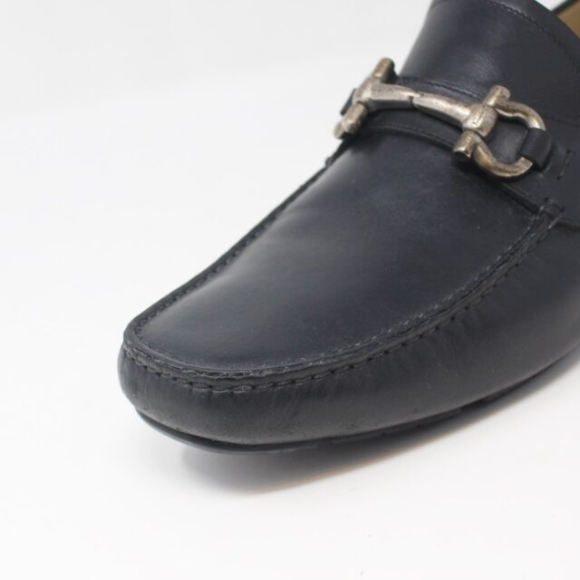 SALVATORE FERRAGAMO #QYDECZ Mens Gancini Buckle Loafers Size 8.5