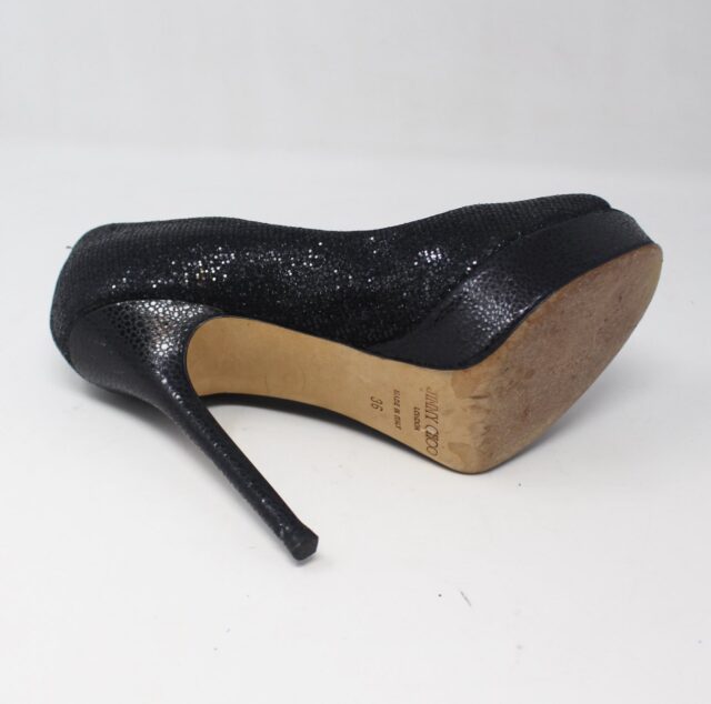 JIMMY CHOO #LE68N1 Luna Peep Toe Heels Size 36