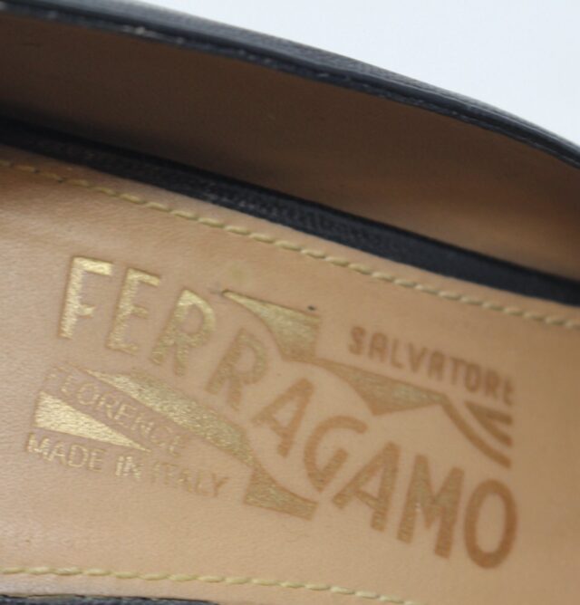 SALVATORE FERRAGAMO #FS92Z7 Platform Wedges Size 6.5