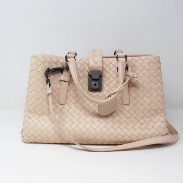 BOTTEGA VENETA #22NAZT Intreclato Rome Top Handle Bag