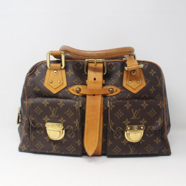 LOUIS VUITTON #F68S1S Monogram Canvas GM Manhattan Bag