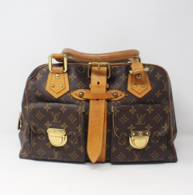 LOUIS VUITTON #F68S1S Monogram Canvas GM Manhattan Bag