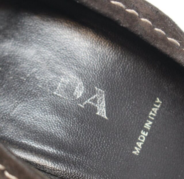 PRADA #NCRC5Y Vintage Suede Heels Size 36