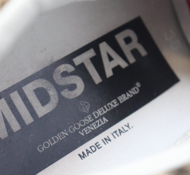 GOLDEN GOOSE #P4L3HN Mid Star Leopard Sneakers Size 38