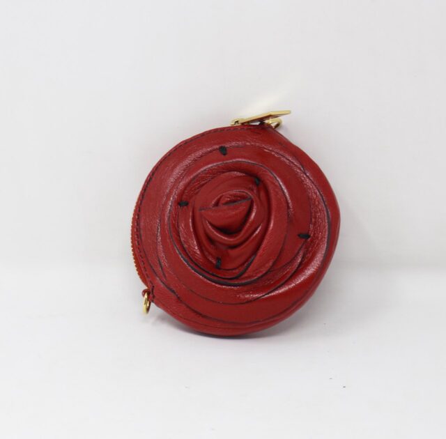 VALENTINO #B4YBJR Nappa Rose Pouch