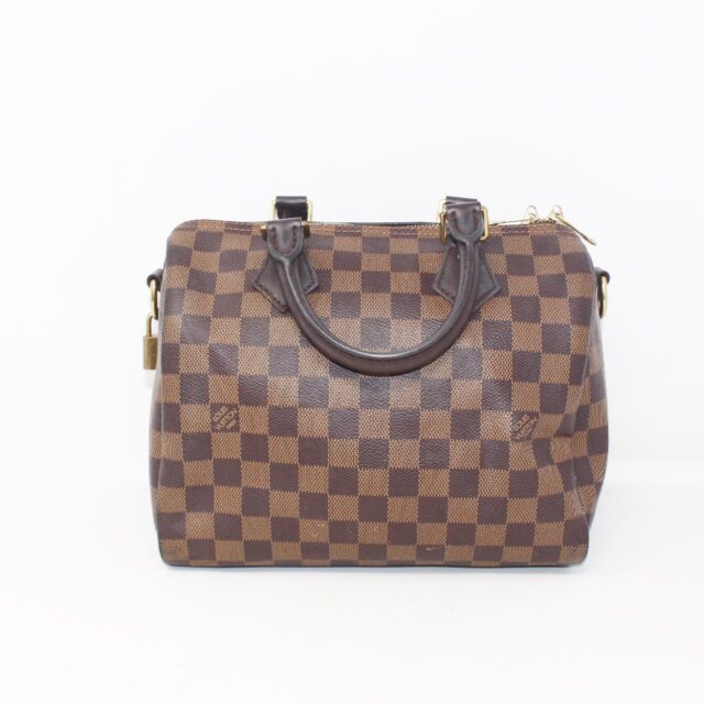 LOUIS VUITTON #ZQB3N5 Damier Ebene Speedy 25 Bag