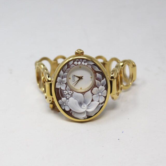 CAMEO ITALIANO #9FFN79 Partenope Gold Tone Watch