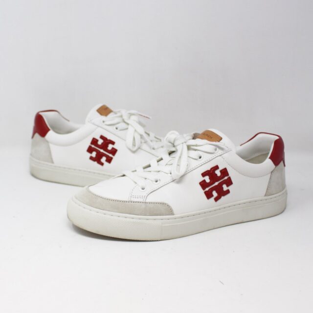 TORY BURCH #87ABLX Color Block Low Top Sneakers Size 9