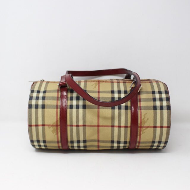 BURBERRY #XGH7JZ Haymarket Check Coated Bag