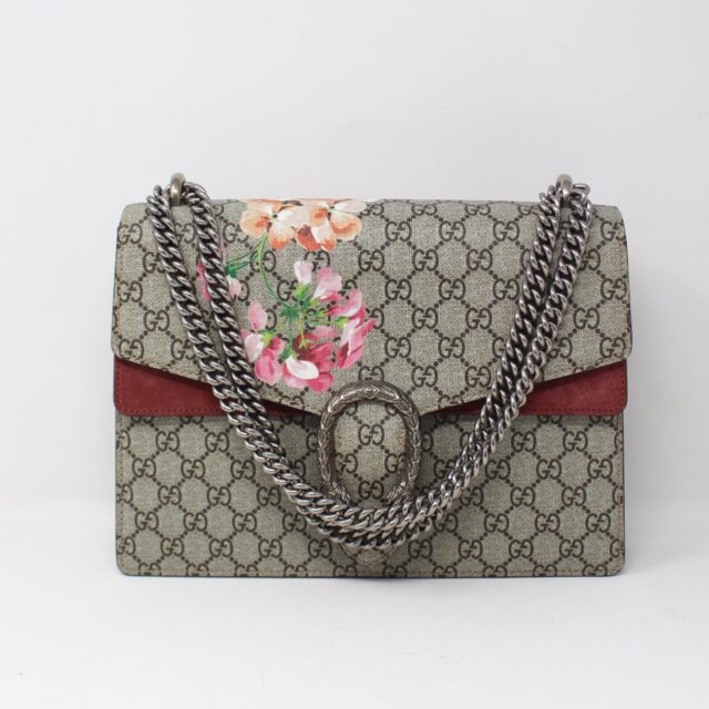 GUCCI #YNTJSV Supreme Canvas Dionysus Bag