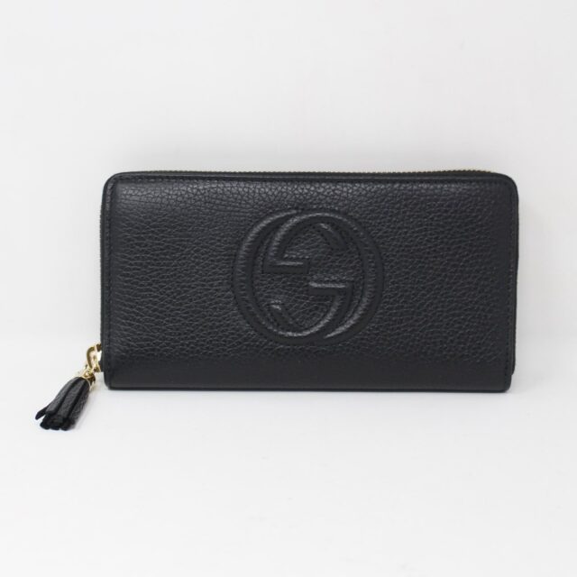 GUCCI #PFKVCD Zip Around Long Wallet