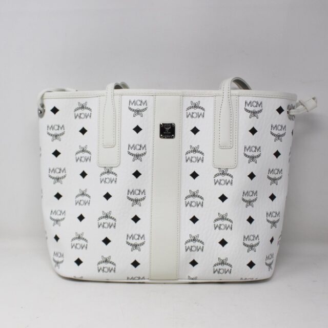 MCM #AZGD8X Large Reversible Shopper Tote Bag