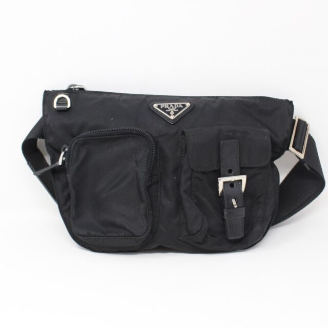 PRADA #T356QN Nylon Belt Bag