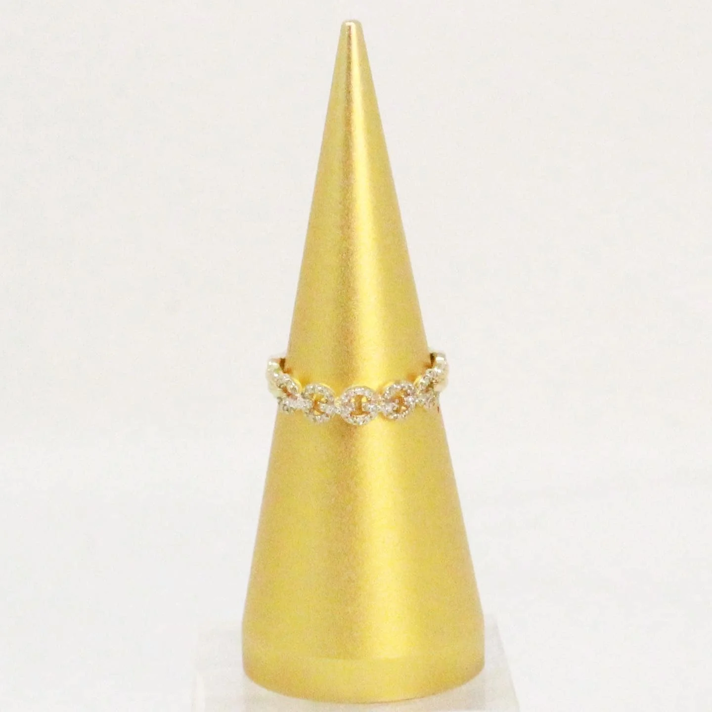 Jewelry 38879 10 K Gold Diamond Ring Size 8 1