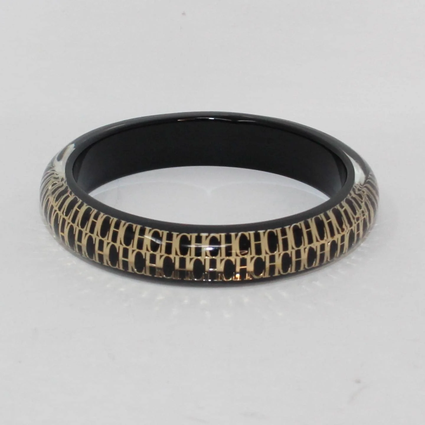 CAROLINA HERRERA 39319 Black Plastic Bracelet d
