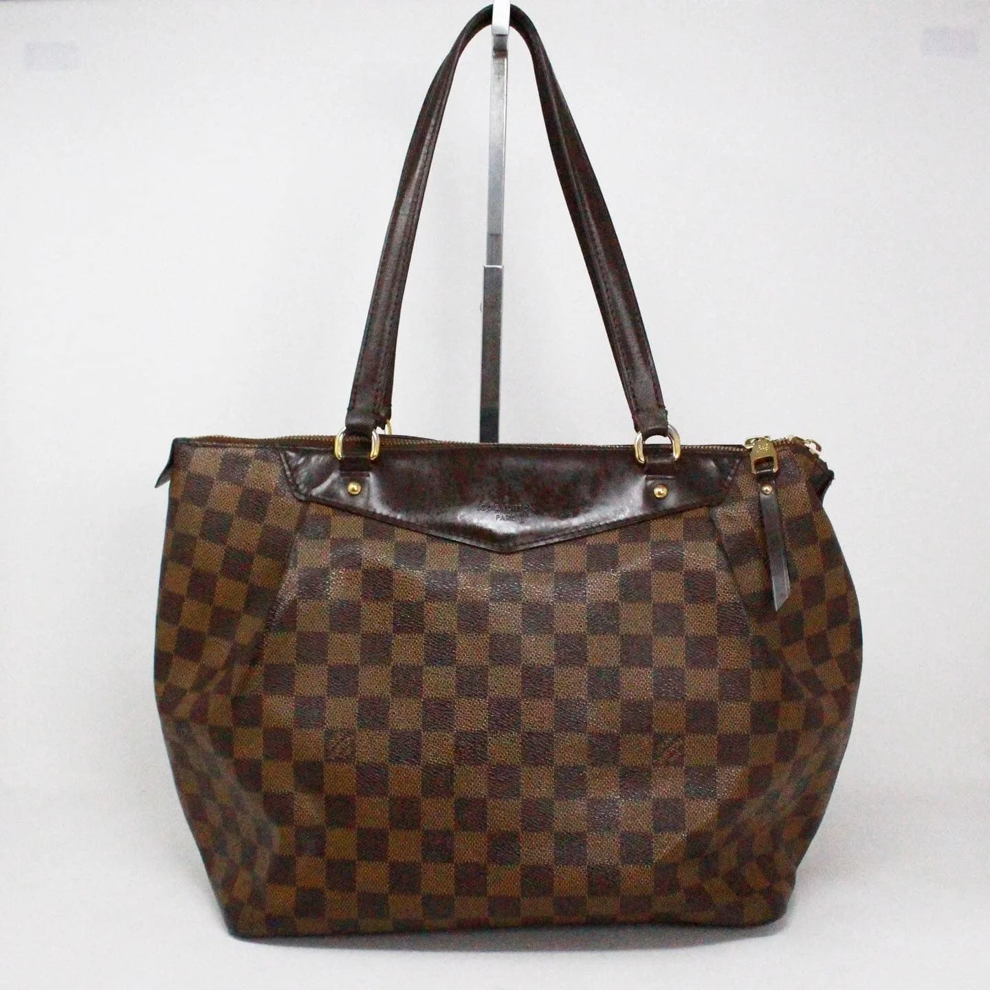 LOUIS VUITTON #42308 Damier Ebene Westminister GM Bag 1